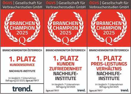BRANCHEN CHAMPION 2025: 1. PLATZ KUNDENSERVICE